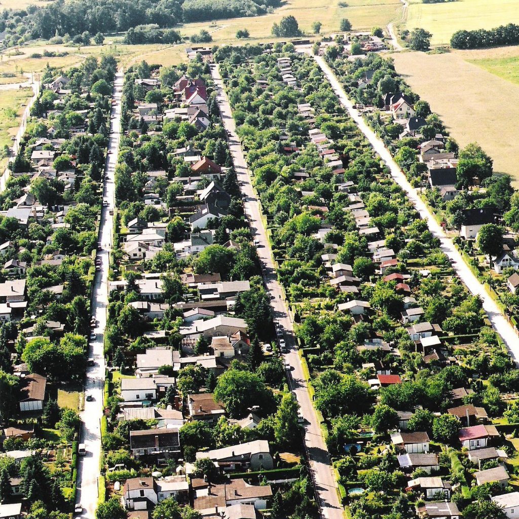 Gartenanlage Schönerlinder Straße, Luftbild